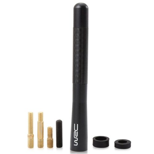 Wrc - Antenne Radio Courte En Fiber De Carbone De 12cm, Style De Voiture, Pour Peugeot 206 307 406 407 207 208 308 508 2008 3008 4008 6008 301 408
