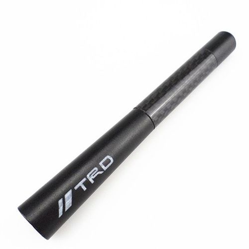 Trd - Antenne Courte En Fiber De Carbone Noire Délicate Pour Autoradio, Pour Toyota Camry Corolla Rav4 Yaris Highlander/Land Cruiser