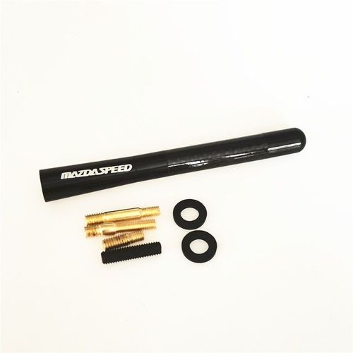 Mazdaspeed - Antenne Courte En Fiber De Carbone Noire Délicate Pour Autoradio, Pour Toyota Camry Corolla Rav4 Yaris Highlander/Land Cruiser