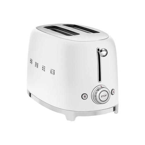 Smeg 50's Style TSF01WHMEU - Grille-pain - 2 tranche - 2 Emplacements - blanc