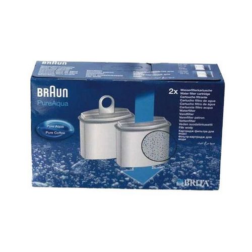 Lot de 2 filtres a eau KWF2 PURE AQUA PURE COFFEE BRITA (104465-5999) Cafetière Expresso (0X63112770 AX13210006 BRAUN)