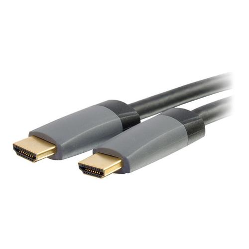 C2G Sélect Câble HDMI haute vitesse Select de 7 m avec Ethernet M/M - In-Wall CL2-rated (23ft) - Câble HDMI avec Ethernet - HDMI mâle pour HDMI mâle - 7 m - blindé - noir