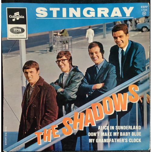 The Shadows-Stingray # Vinyle, 7, 45 Rpm,Ep, France 1965,Pop, Instrumental, Vocal #