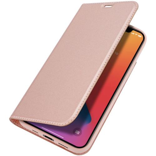 Etui Pour Iphone 12 Pro Max Rose Or Dux Ducis