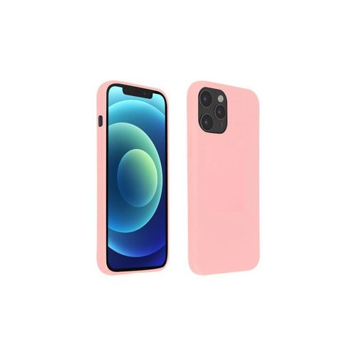 Coque Silicone Gel Pour Iphone 12 Mini Rose Saumon