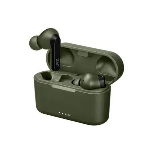 JVC HA-A9T - Écouteurs sans fil avec micro - intra-auriculaire - Bluetooth - Vert