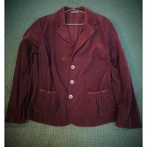 Veste Vintage T50 - Marron Foncé - Avec Petites Épaulettes