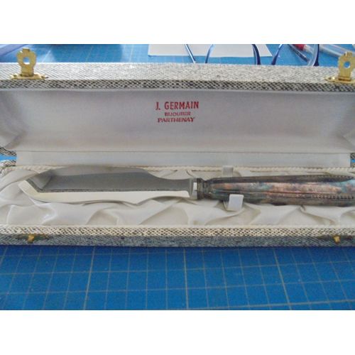 Couteau De Service Argent + Inox