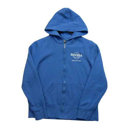 Reconditionné - Sweat À Capuche Hard Rock Café Full Zip - Taille 18/20 Ans - - Bleu