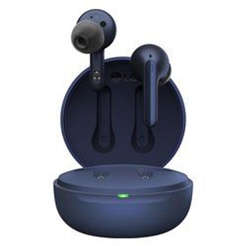 LG TONE Free FP3 - Écouteurs sans fil avec micro - intra-auriculaire - Bluetooth - isolation acoustique - bleu nuit