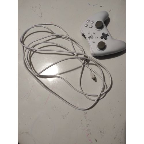 Manette Blanche Switch Filaire Powera