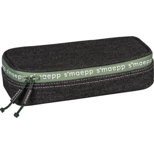 Grande Trousse Scolaire - Rectangulaire - Noir - Imitation Jeans - 22 X 11 X 6 Cm - Brunnen