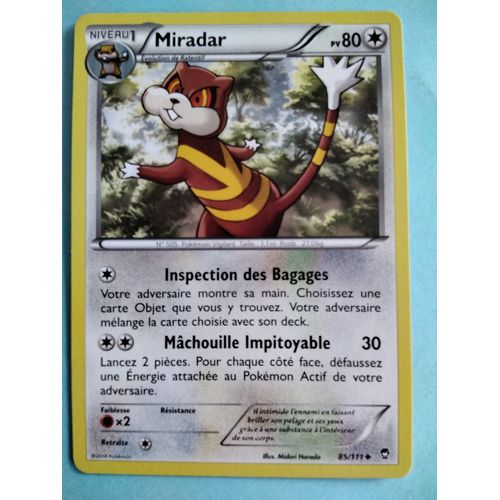 Carte Pokémon N° 505 Miradar