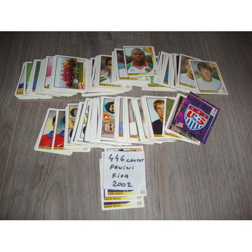 Tres Gros Lot De 446 Cartes De Football Panini Fifa 2002