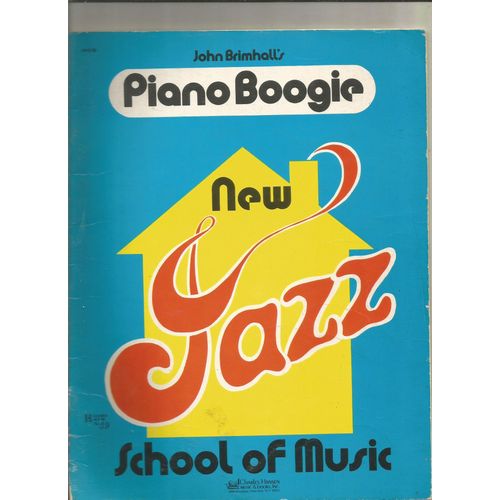 John Brimhall's Piano Boogie New Jazz School Of Music Methode De Piano