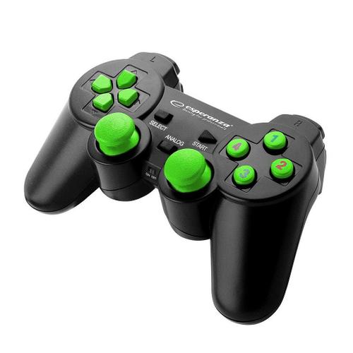 Manette Filaire - Warrior - Noir / Vert