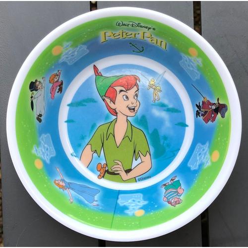 Assiette, Bol, Peter Pan, Walt Disney, Dessin Animé, Animation