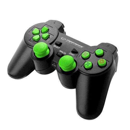 Manette, Sans Fil - Gladiator - Noir / Vert