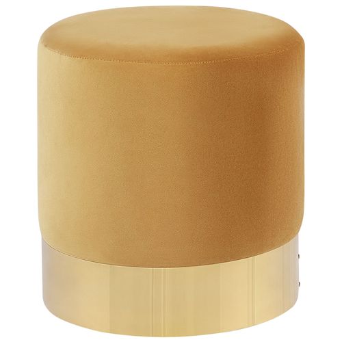 Pouf Sophia Moutarde Velours
