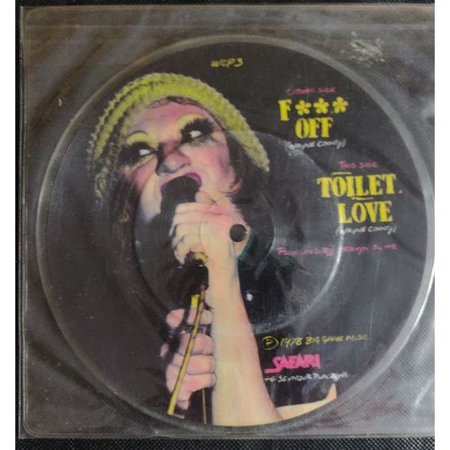 Wayne County & The Electric Chairs*- Fuck Off # Vinyl, 7, 45 Rpm, Picture Disc,Uk 1983 Punk-Rock