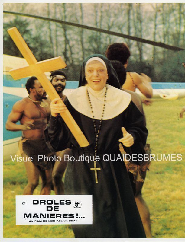 Drôles De Manières (Nasty Habits) : Jeu De 12 Photos D'exploitation Cinématographique - Format 22,5x28,5 Cm - De Michael Lindsay-Hogg Avec Glenda Jackson, Melina Mercouri, Geraldine Page - 1977