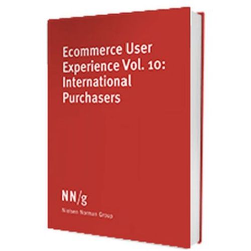 Ecommerce Ux Vol 10 : International Purchasers - Nielsen Norman Group 4th Edition