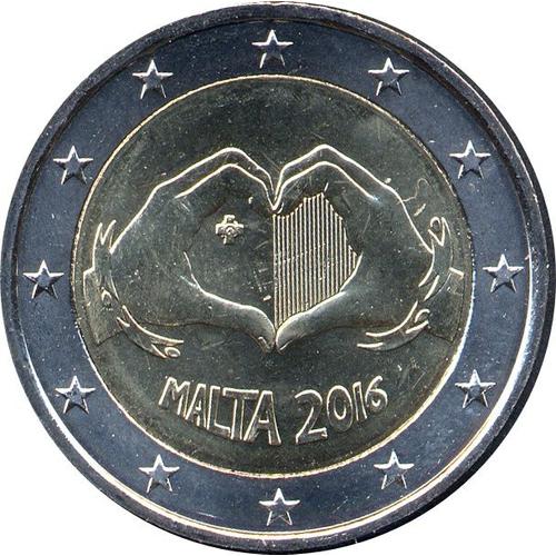 2 Euro Malte 2016 - L'amour - "Love" - Unc