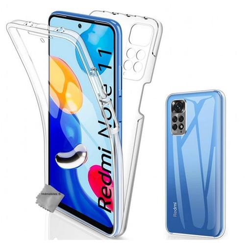 Housse Coque 360 Integrale Xiaomi Redmi Note 11 4g / Note 11s + Verre Trempe - Transparent