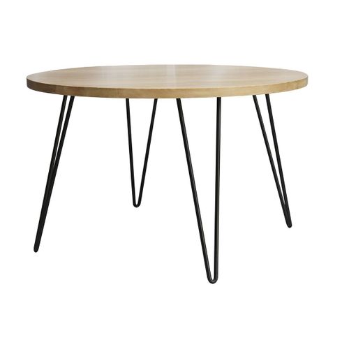 Table À Manger Ronde En Manguier Massif D116 Cm Vibes