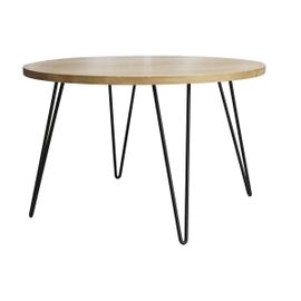 Table À Manger Ronde En Manguier Massif D116 Cm Vibes