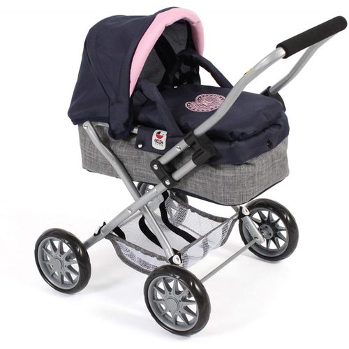 Mini Chariot À Câlins Smarty, Mélange De Gris-Marine