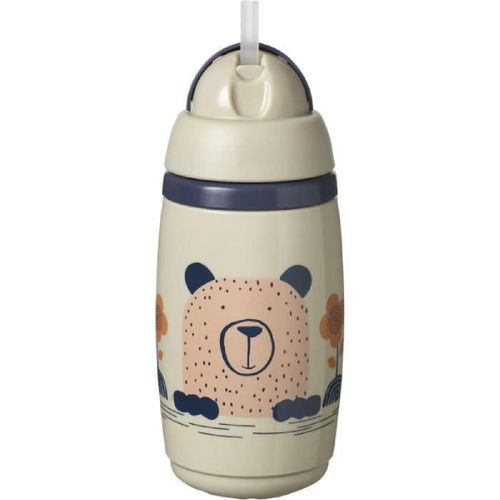 Tommee Tippee - Tasse Isotherme A Paille - 12 Mois Et Plus - 266ml - Gris