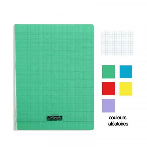 Cahier - 24x32(Cm) - Grands Carreaux - 48 Pages - Couverture En Polypro - Sans Spirale - Clairefontaine