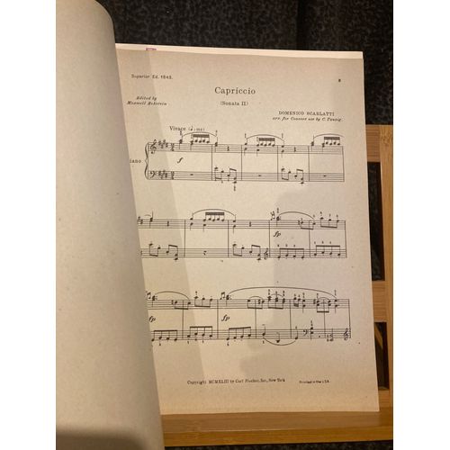 D. Scarlatti Capriccio En Mi (Sonata Ii) Partition Piano Eckstein Ed. Schirmer