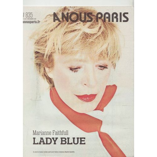 À Nous Paris / 03-12-2018 N°835 : Marianne Faithfull (2p) - Marc Antoine Mathieu (1p) - Vendredi Sur Mer (1/3p)
