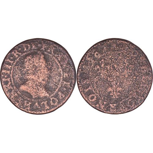 France - 1587 - Double Tournois - Paris (A) - Henri Iii - Fs01f5