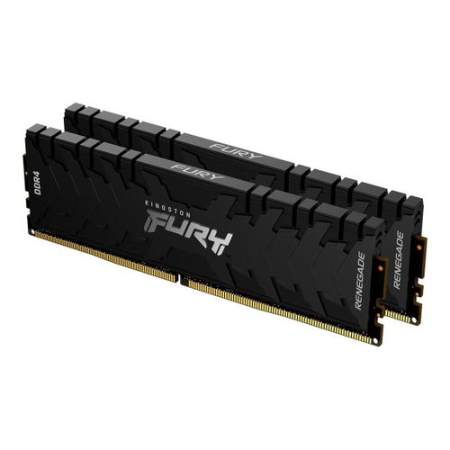 Kingston FURY Renegade - DDR4 - kit - 32 Go: 2 x 16 Go - DIMM 288 broches - 3200 MT/s / PC4-25600 - CL16 - 1.35 V - mémoire sans tampon - non ECC - noir