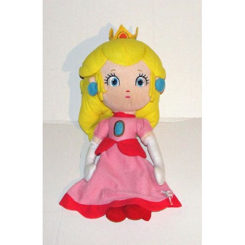 Peluche Super Mario La Princesse Peach - Doudou Princesse Nintendo 37 Cm