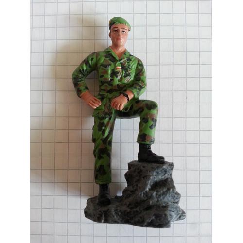 Figurine Soldat De Plomb Peint Adjudant Instructeur Cefe 1995 Echelle 1/30ème Hachette