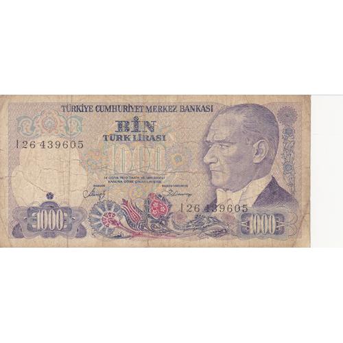 Turquie 1000 Lirasi 1970