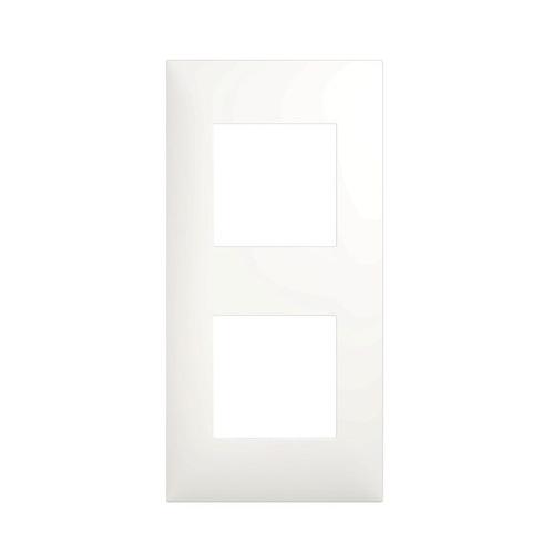 Arnould 64402 Espace Evolution Plaque 2 postes Blanc