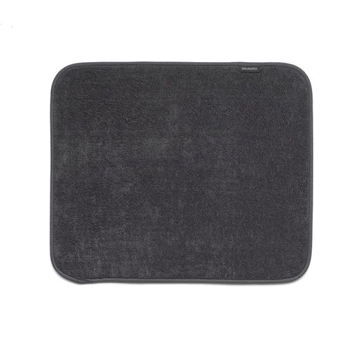 Tapis égouttoir en microfibre gris foncé