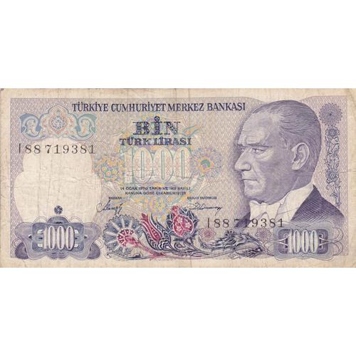 Turquie 1000 Lirasi 1970