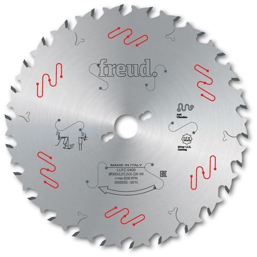 Lame de débit avec antirecul FREUD - Ø250 3,2/2,2 AL30 Z22 BA - F03FS04590 -LU1C 0100