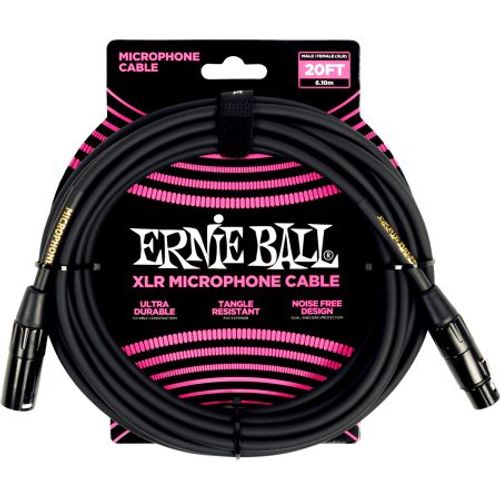 Ernie Ball 6388 - Câble Microphone Xlr/Xlr - 6m