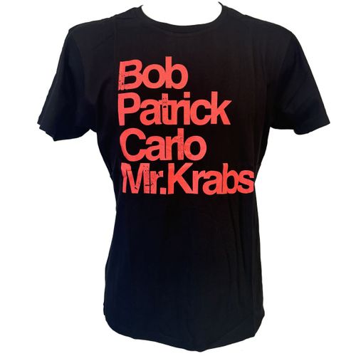 T-Shirt Bob L'éponge Noir Taille L
