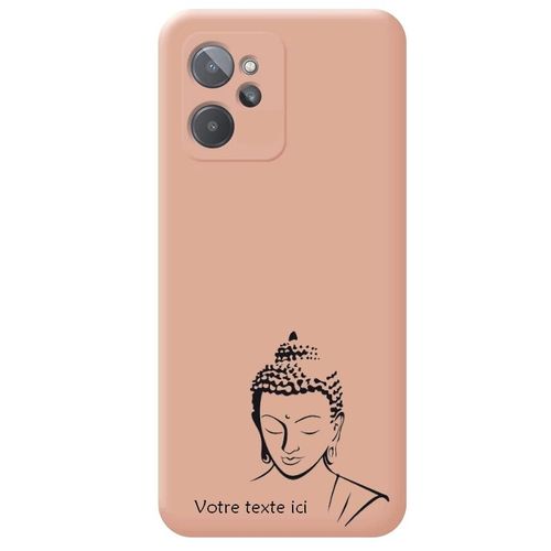 Coque Rose Realme 9i Bouddha Personnalisee