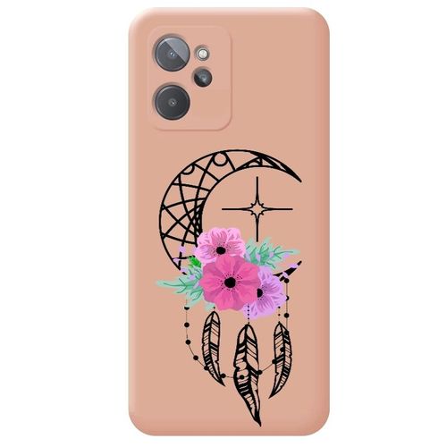 Coque Rose Realme 9i Dreamcatcher Lune