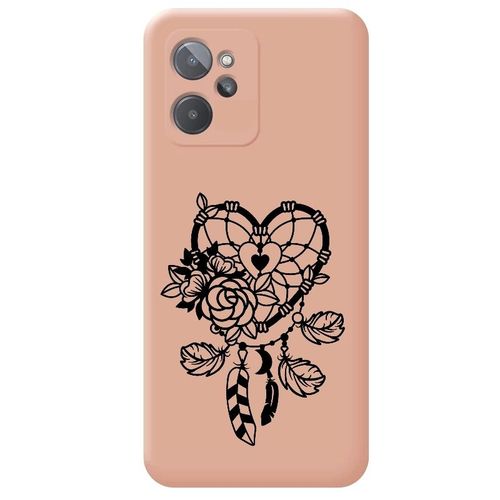 Coque Rose Realme 9i Dreamcatcher Coeur