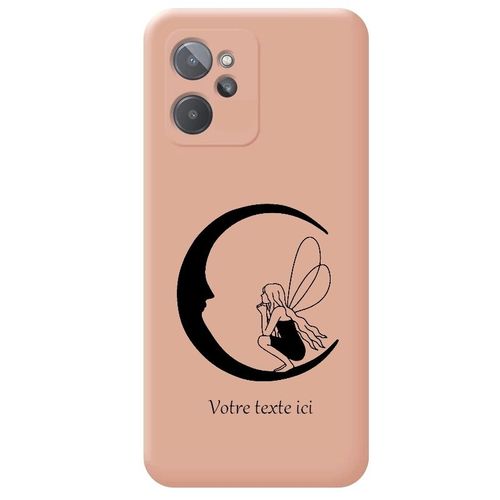 Coque Rose Realme 9i Fee Lune